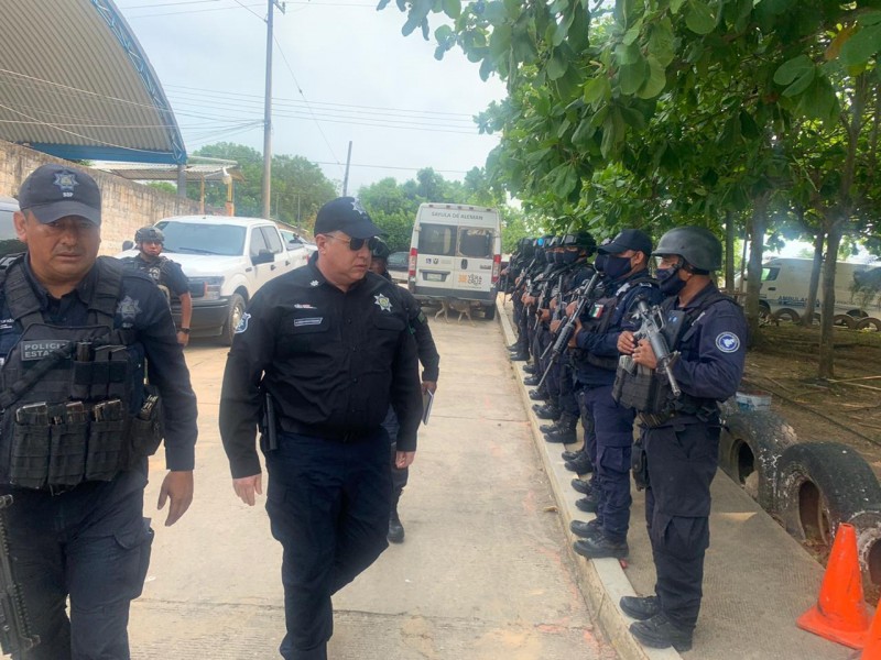 Incrementará SSP elementos policiacos al sur de Veracruz