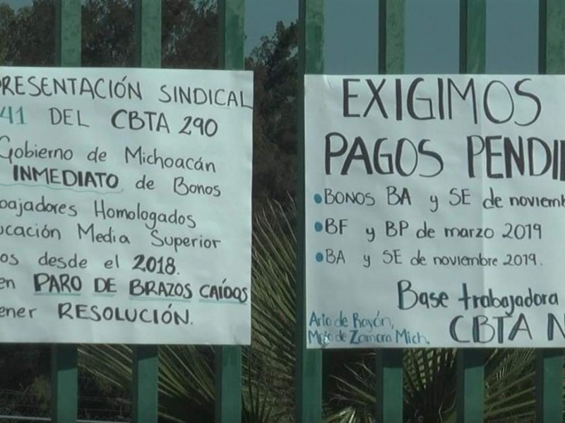 Incumple gobierno michoacano pago a sindicalizados del SNTE