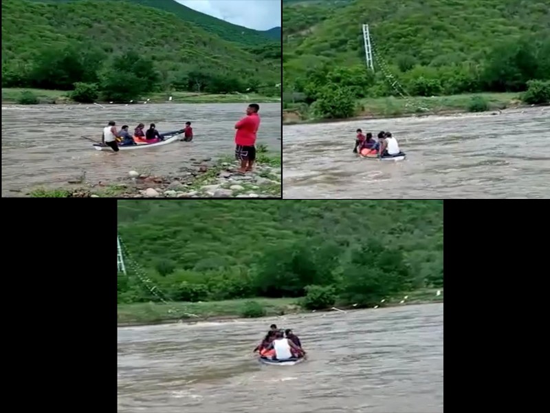 Indígenas arriesgan la vida por falta de puente en Huaynamota