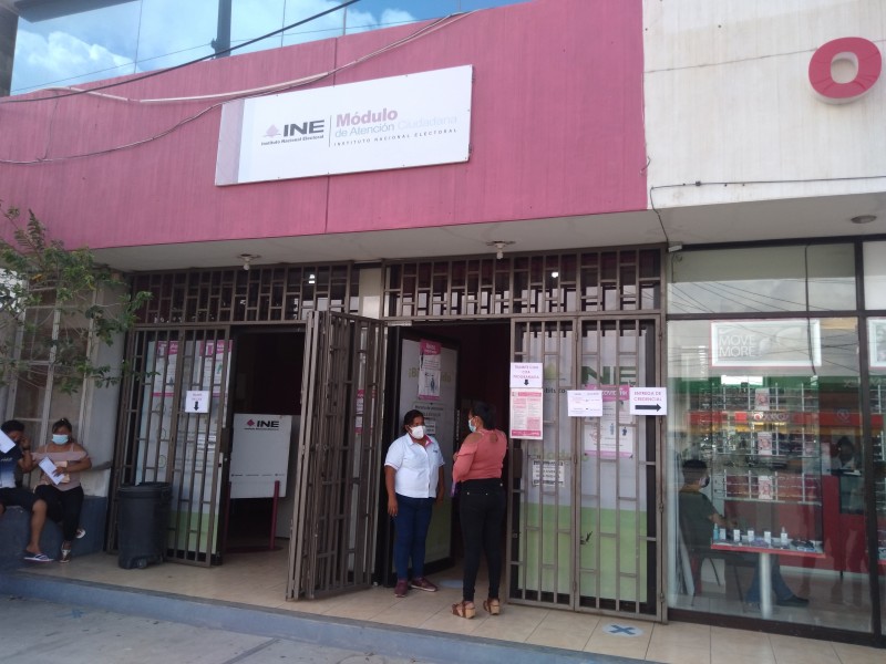 INE cierra proceso de credencialización en Oaxaca por proceso electoral