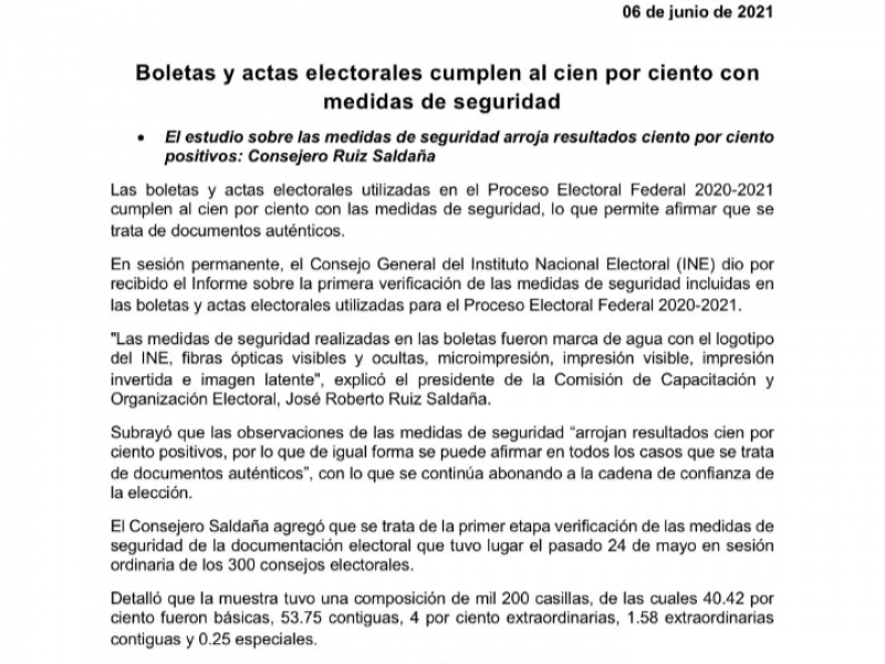 INE desmiente boletas marcadas a favor de Morena en Michoacán