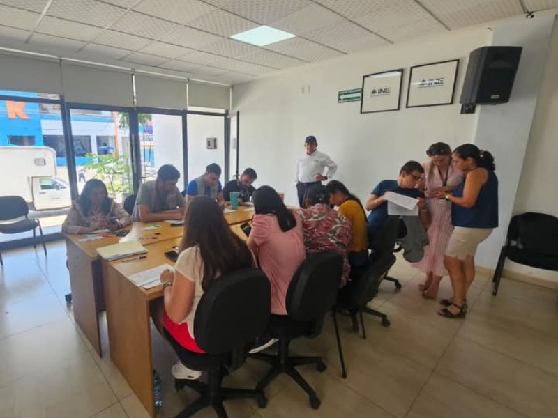 INE Jalisco realiza simulacro de cómputos distritales