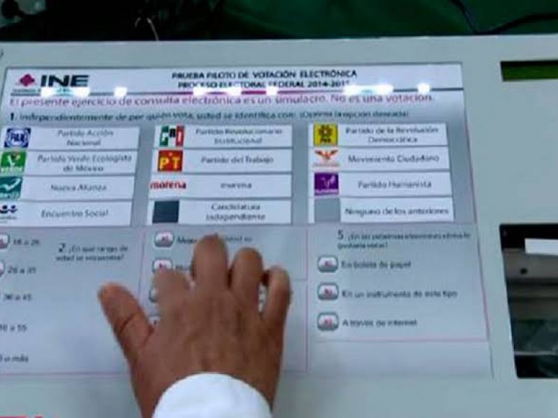 INE no aplicara voto electrónico durante comicios del 2021