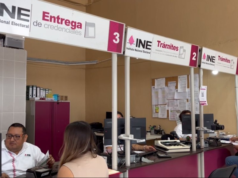 INE Tuxpan repone credenciales tras contingencia
