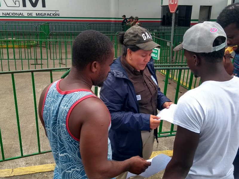 Ineficiente atención en INM en Tapachula.