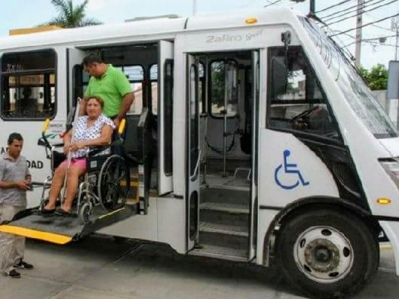 Inexistente transporte público incluyente para personas con discapacidad