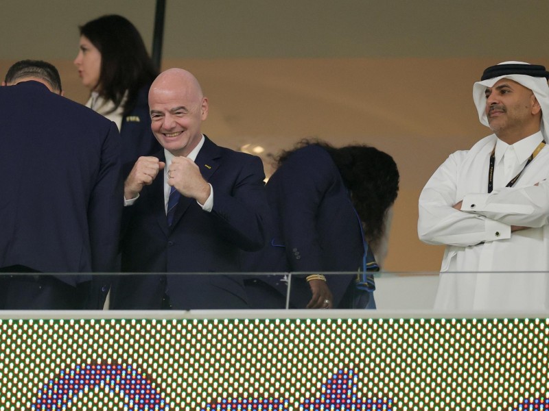 Infantino 'fascinado' por la fase de grupos del Mundial