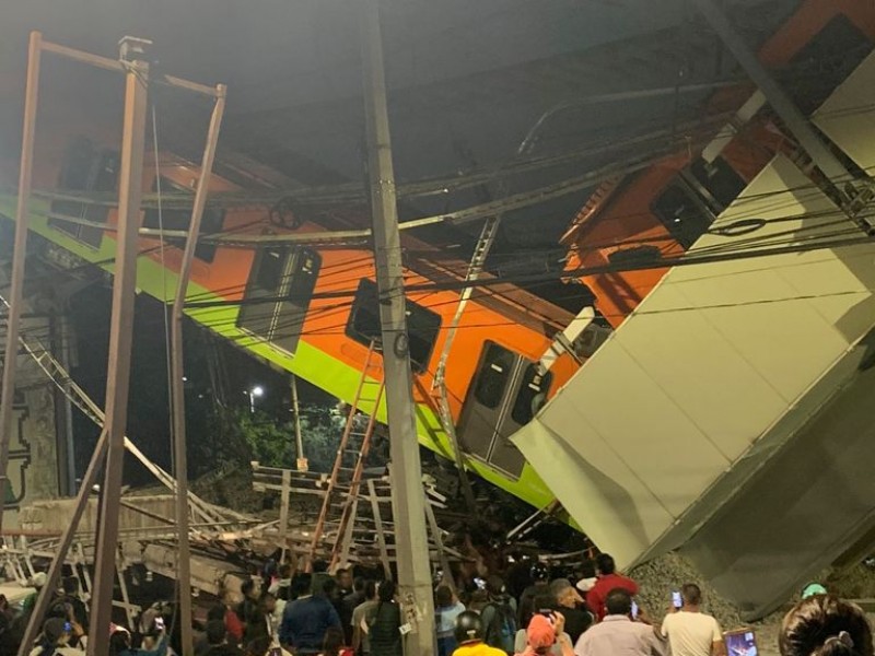 Accidente en Metro de la Ciudad de México