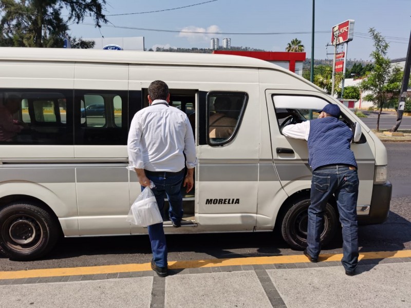 Infraccionarán a choferes del transporte público que no utilicen cubrebocas