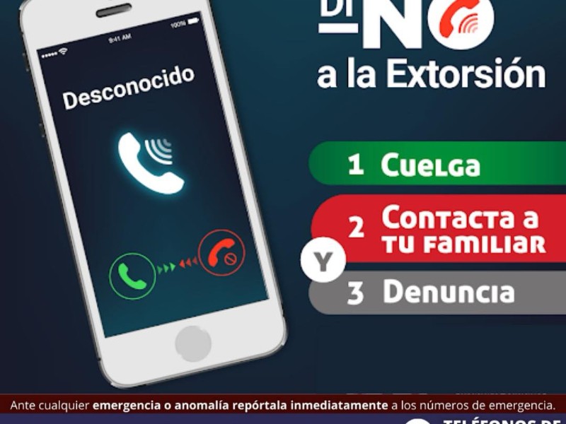 Inhabilitan más de 900 números utilizados para extorsionar