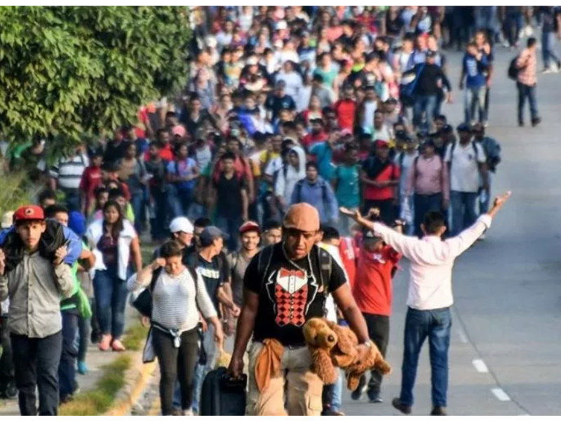 Inicia caravana migrante