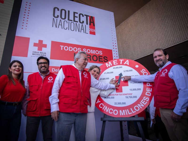 Inicia colecta nacional de Cruz Roja en Sinaloa