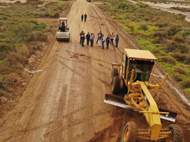 Inicia construcción de la carretera Alamito y Caimanero en Guasave