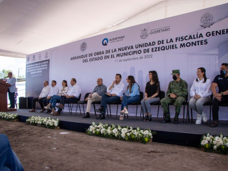 Inicia construcción de nueva Unidad de Fiscalía en Ezequiel Montes