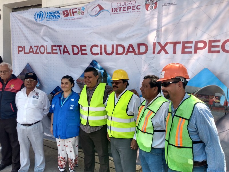 Inicia construcción de plazuela en la antigua estación del ferrocarril