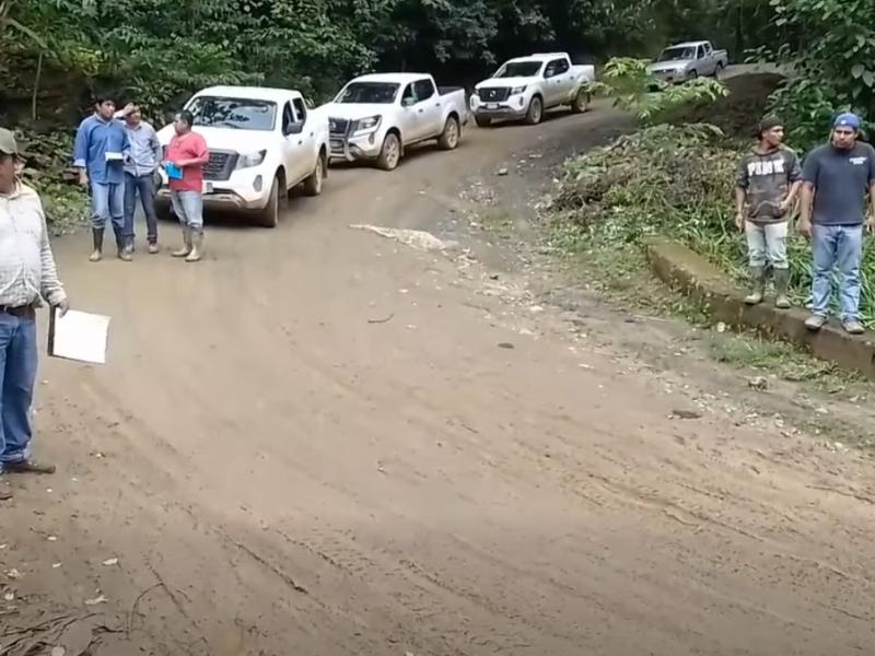 Inicia diagnóstico técnico de caminos en la Mixe-Zapoteca para su rehabilitación