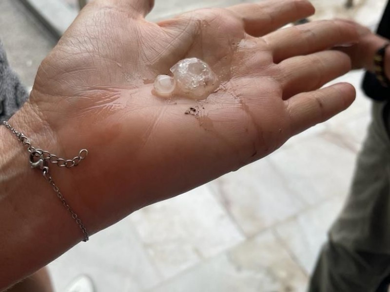 Inicia el frente frío no. 11 con lluvias y granizo