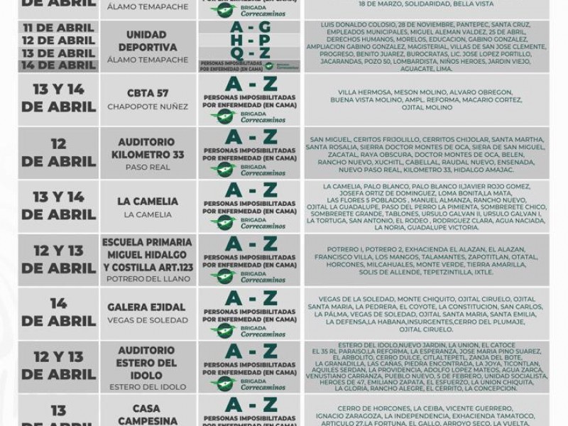 Inicia en Álamo Jornada de Vacunación Contra el Covid19