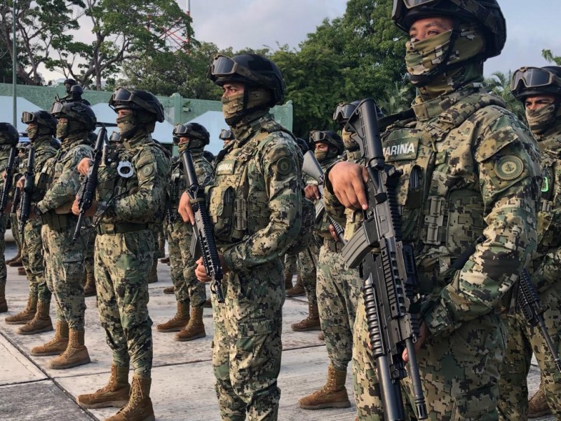 Inicia en Colima apoyo de 200 marinos en seguridad pública