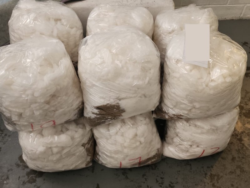 Inicia FGR investigación por el aseguramiento de casi media tonelada de metanfetamina