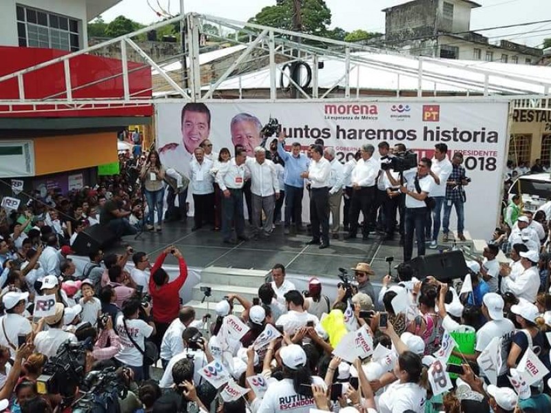 Inicia gira de AMLO en Chiapas