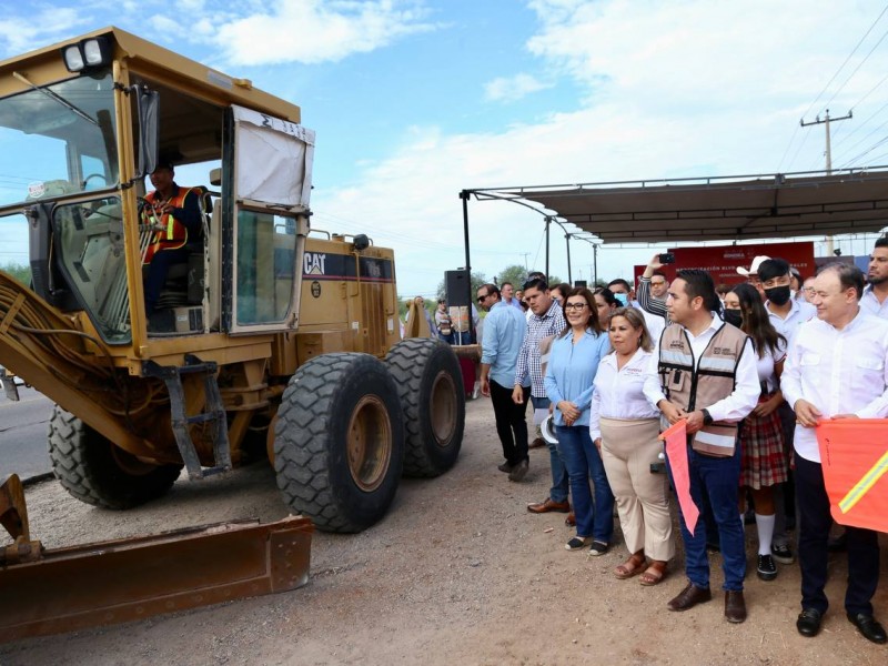 Inicia gobernador Alfonso Durazo arranque de obra