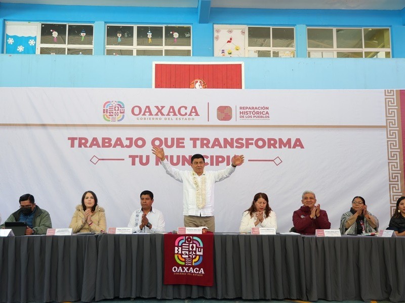 Inicia Gobernador de Oaxaca gira de trabajo 2025
