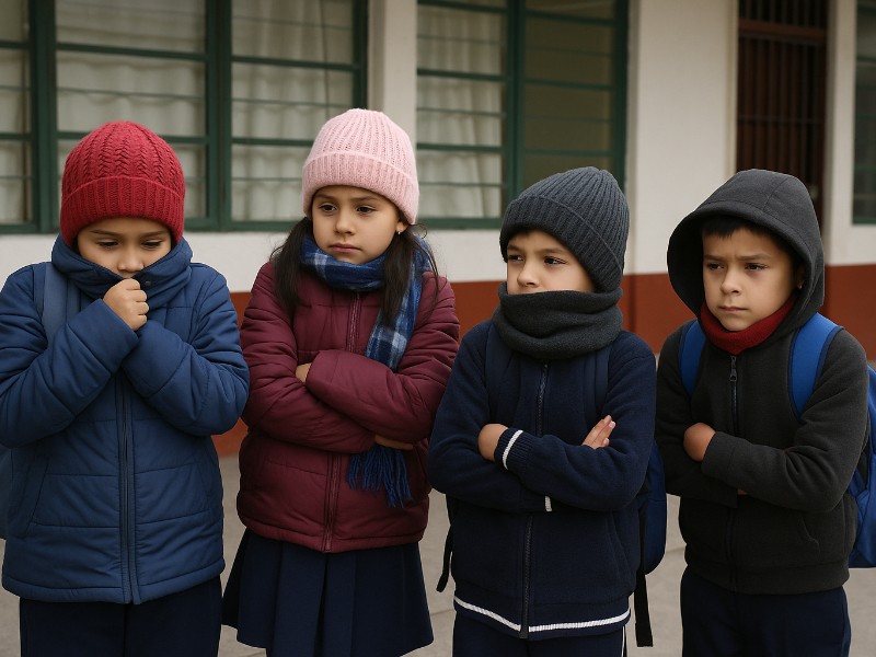 Inicia horario de invierno en escuelas de Michoacán, permanecerá hasta febrero