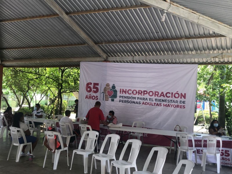 Inicia incorporación de adultos mayores azuetenses a pensión Bienestar