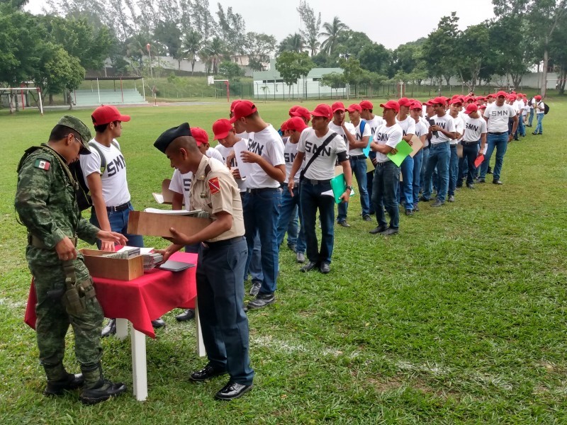 Inicia inscripción para el Servicio Militar Nacional en Tuxpan