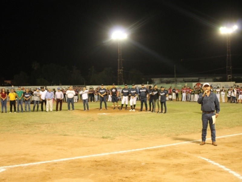 Inicia Liga Puro Empalme, se activa el béisbol