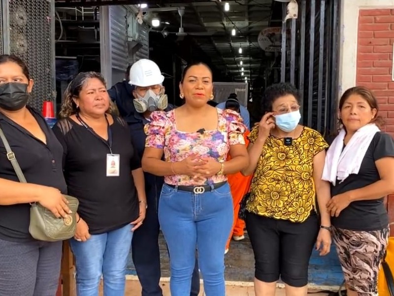 Inicia limpieza y fumigación del mercado de Tehuantepec