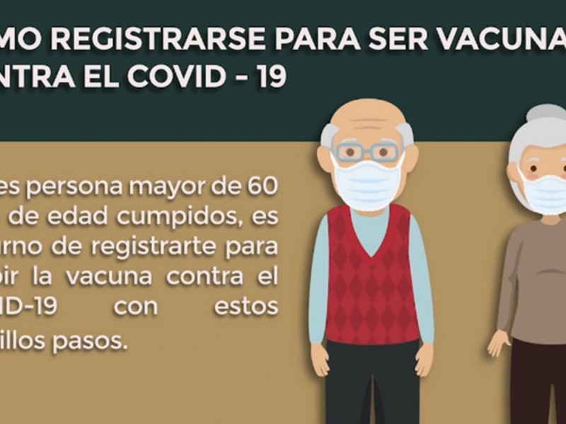 Inicia logística para el proceso de vacunación de adultos mayores