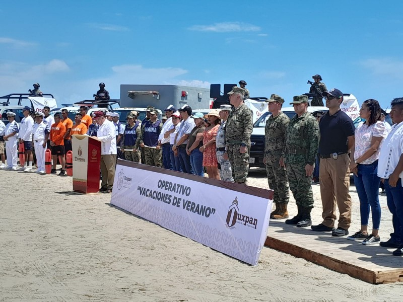 Inicia operativo “Vacaciones de Verano” en Tuxpan