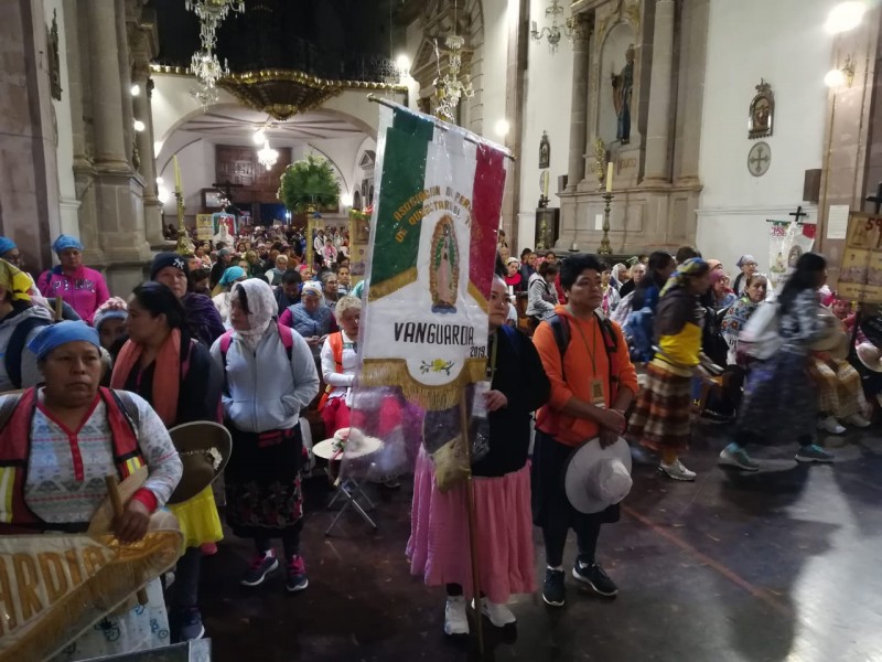 Inicia peregrinación a basílica de Guadalupe