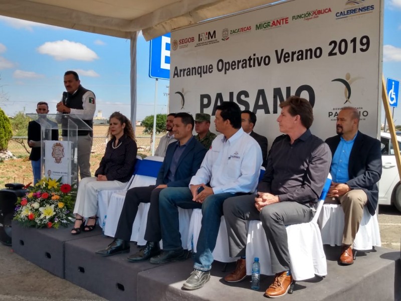Inicia Programa Paisano en operativo de verano 2019