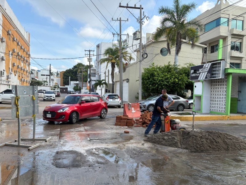 Inicia Rehabilitación de Alcantarillado en El Dorado Mazatlán