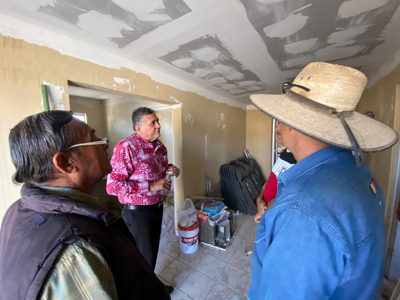 Inicia rehabilitación del Centro Comunitario del poblado Morelos 'La Atravesada'