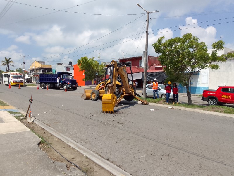 Inicia rehabilitación en avenida Texolo de Torrentes