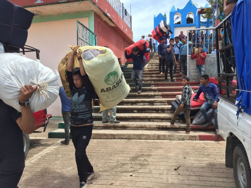 Inicia retorno de desplazados de Pantelhó a comunidades