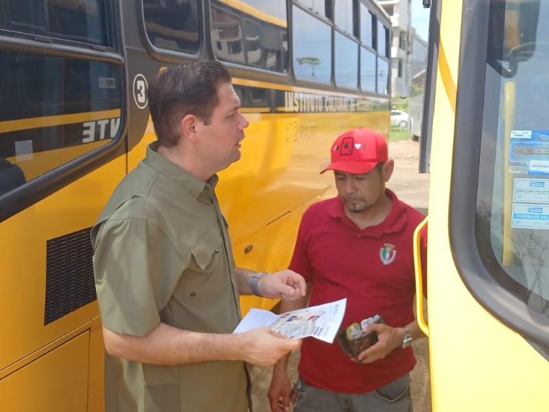 Inicia Revisión de Transporte Escolar en Mazatlán