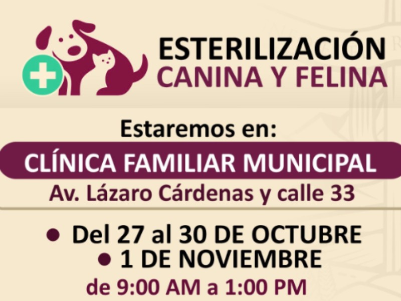 Inicia Salud nueva campaña de esterilizaciones en Clínica Familiar Inicia Salud nueva campaña de esterilizaciones en Clínica Familiar