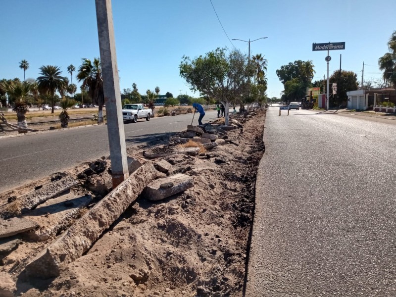 Inicia segunda etapa de rehabilitación a bulevar ‘Hilario Sánchez Rubio’