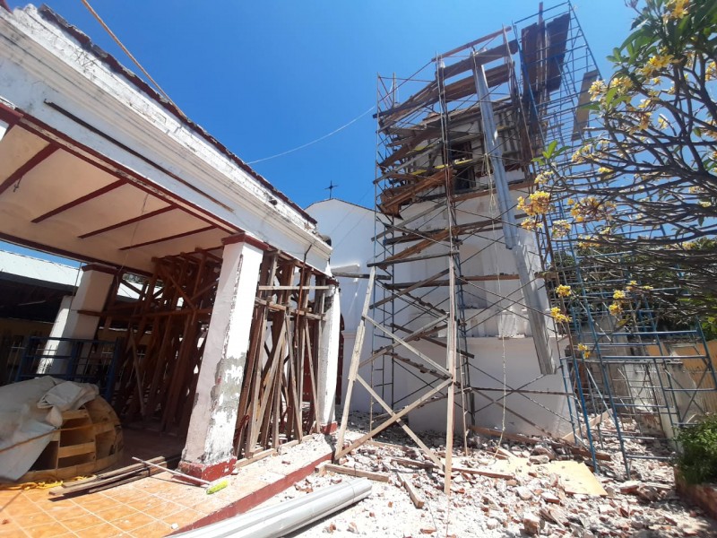 Inicia segunda etapa de restauración; Templo de San Jerónimo Doctor