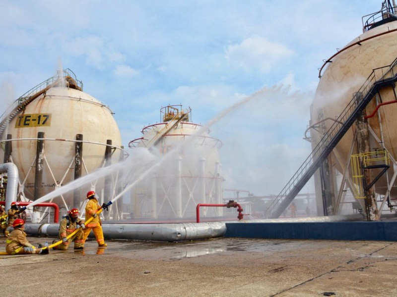 Inicia simulacro en Refinería Ing. Antonio Dovalí Jaime