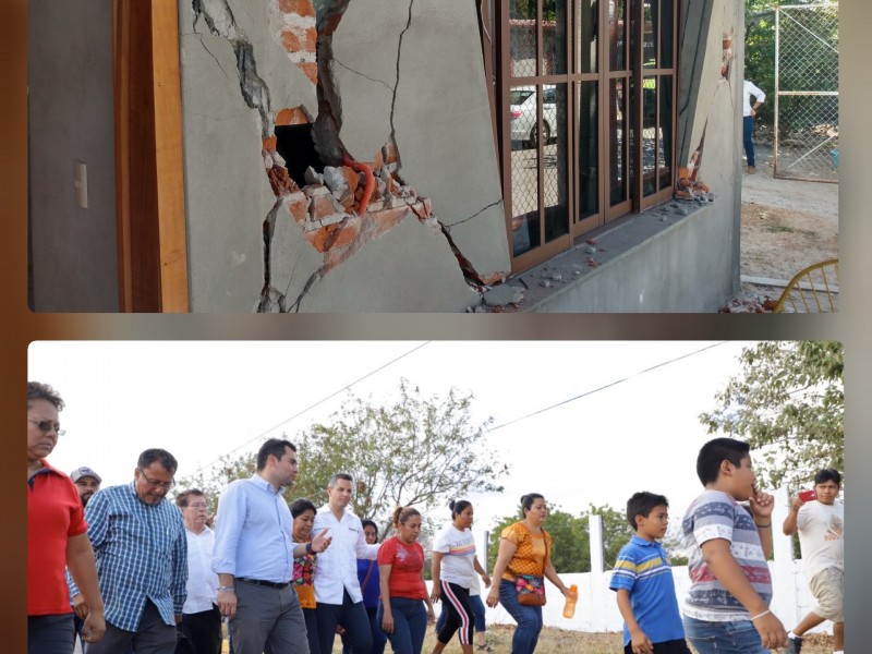 Inicia supervisión de viviendas dañadas: San Pedro Comitancillo