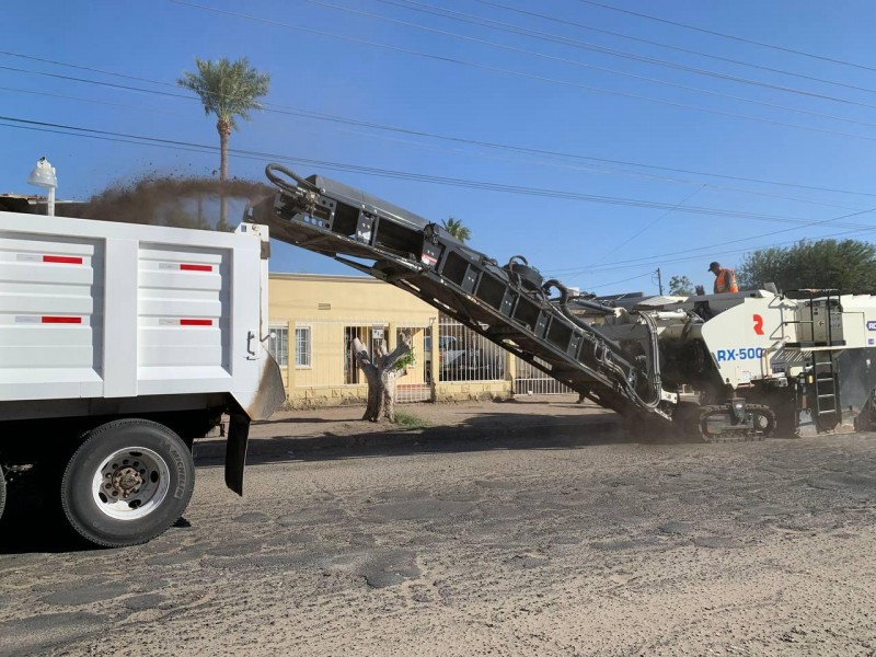 Inicia trabajos de pavimentación en Avenida Tamaulipas