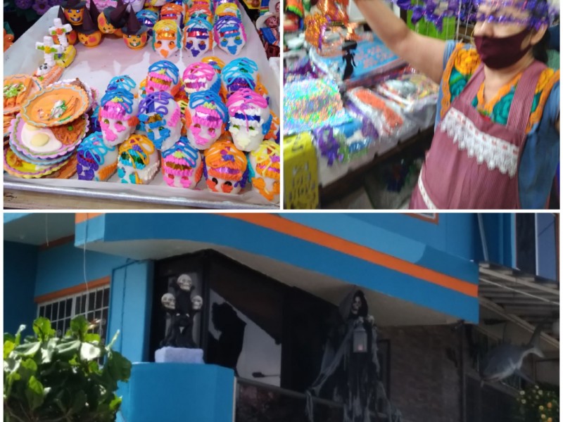 Inicia vendimia de artículos alusivos al día de muertos