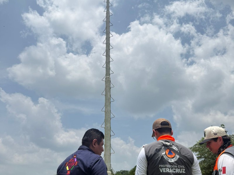 Inicia verificación de mástiles en Papantla