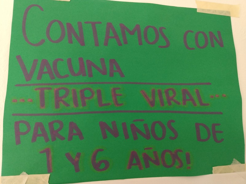 Inician campaña de vacunación triple viral en Jacona